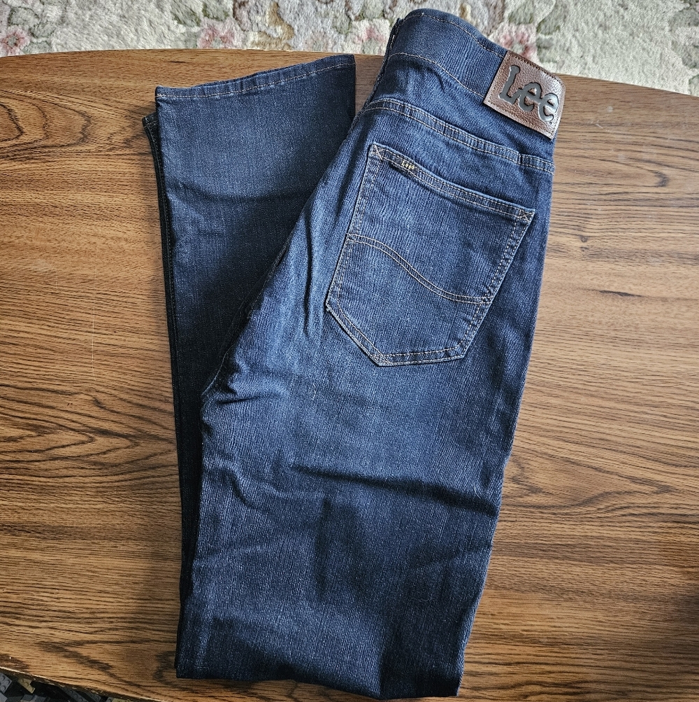Lee Men's Dark Blue Denim Jeans